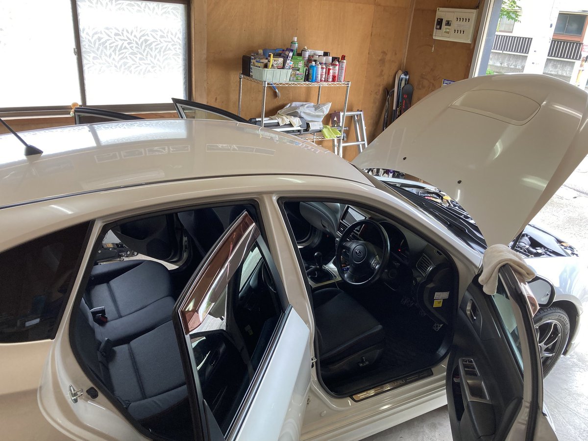 53Shugo's tweet photo. 洗車しました！ ((((っ・ω・)っ  #自宅洗車  #SUBARU https://t.co/nn9n4YRxCU