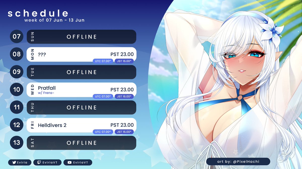 ❄️ Eviria ❄️// Half Elf Vtuber (Redebut Arc!) tweet media