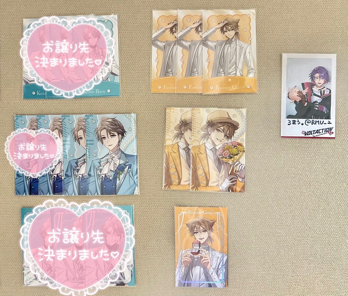 RMU_2's tweet photo. 【交換/譲渡】にじさんじ Luminous Marriage ジュンブラ 2026 ランダムフォト風カード Aグループ フォトカ OS特典

譲 ▶︎ 画像1-3
求 ▶︎ 画像4

フォトカ：R↔R同士、N同柄でなくても◎
特典：🚺のみ希望額にて譲渡可

郵送 または 福岡(天神/博多)手渡し可能
お気軽にお声掛けください https://t.co/YQUbil8bi5