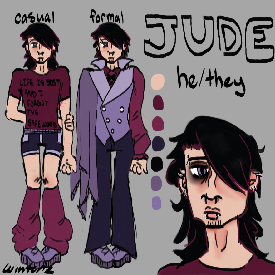 wiinterzz77's tweet photo. hi im posting some of my ocs on here to HOPEFULLY motivate myself to post art on here and turn this into an actual art account #artfight #artㅤㅤㅤㅤ https://t.co/qg7FQdjtqk