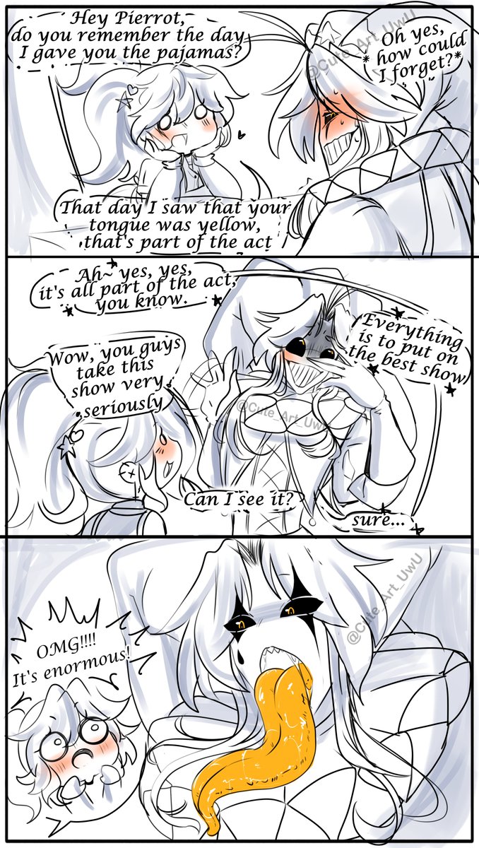 Cute_Art_UwU's tweet photo. Enjoy! ⭐️💚
I'll continue working on things related to the casino's AU but I don't want to overwhelm people with it, so in between I'll try to upload some mini-stories.

Don't forget the extra 🫰
 #tfcfcl #thefreakcircus #pierrot #harlequin https://t.co/cr8hRQOXst