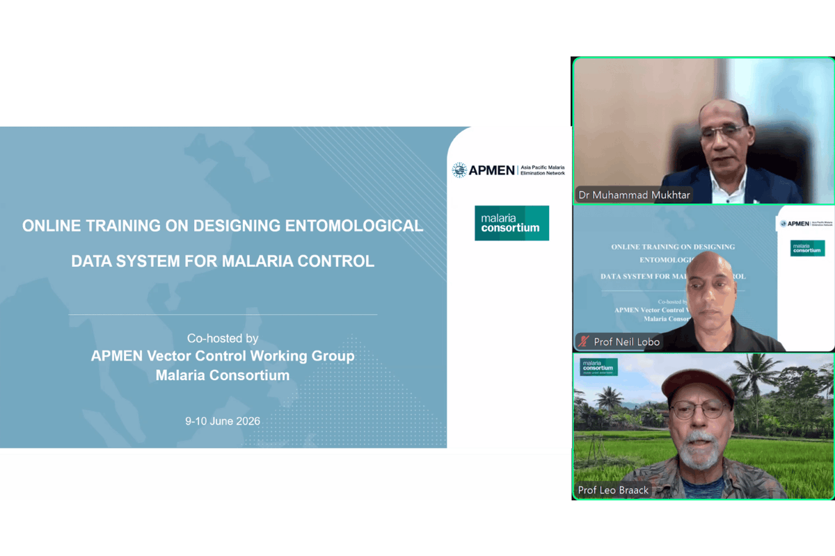 APMEN's tweet photo. 📢APMEN training is now LIVE.
Join the Entomological Data System Training for Malaria Control and strengthen your use of vector data for decision making.
Have not registered yet? Join here: 👉 https://t.co/UjEDa6945V

#MalariaElimination #APMEN https://t.co/UxEAy2jKoC