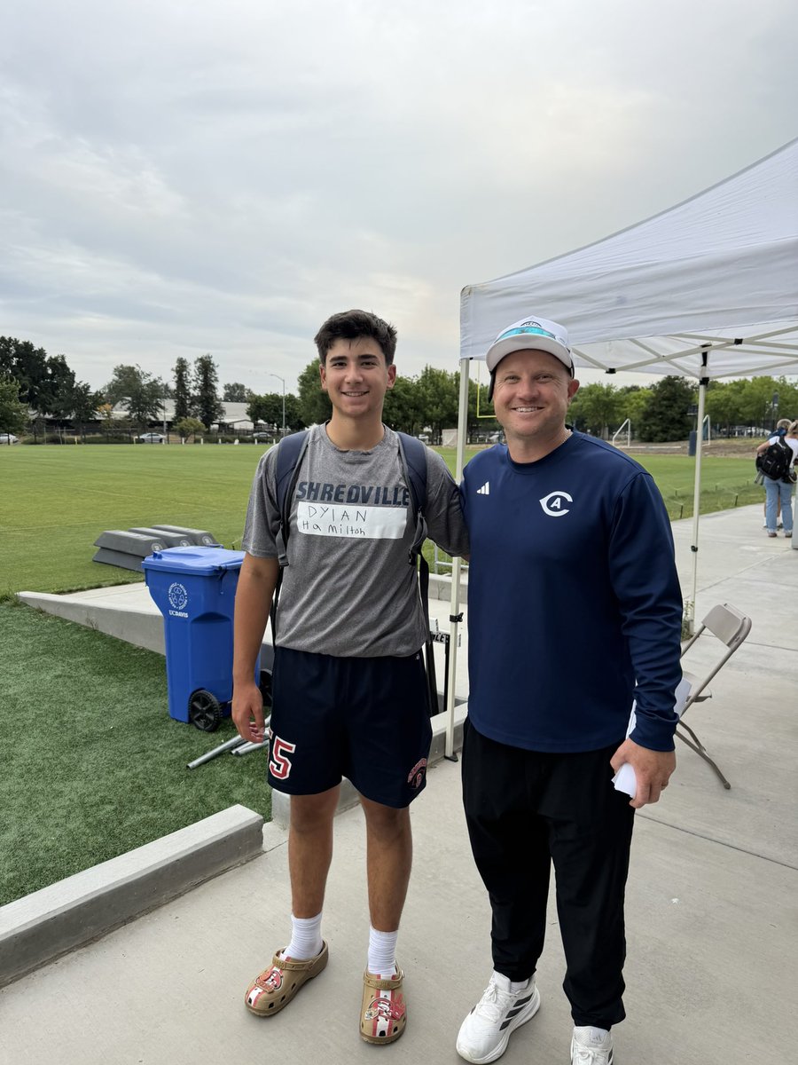 DylanHamiltonLs's tweet photo. I had a fun time at the UC Davis specialist camp today. I snapped well and I am looking forward to coming back sometime soon. @CodyvonAppenUCD https://t.co/QGWvbHpTFO