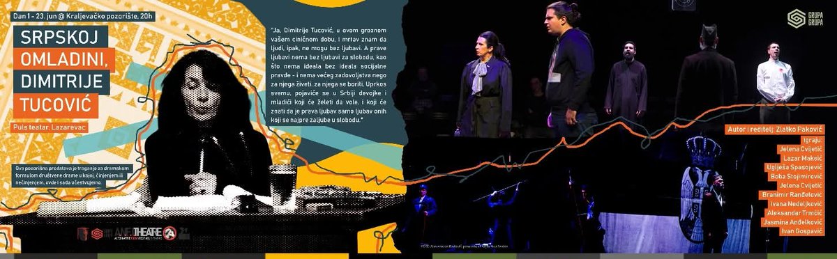 GRUPAGROUP's tweet photo. Prvi dan festivala, 23. jun u 20h, sala Kraljevačkog pozorišta - SRPSKOJ OMLADINI, DIMITRIJE TUCOVIĆ.
Apsolutni pobednik 61. Festivala Joakim Vujić - ovoga puta pred našom publikom!
Od danas predstavljamo učesnike.
Pratite, podrzite - dodjite. 
https://t.co/rMdOlAzHQR https://t.co/5CCfeBCfUi