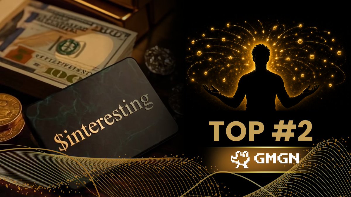 interestingsol's tweet photo. 🏆 TOP #2 on GMGN.

$Interesting keeps proving why it's one of the most watched projects on GMGN. 🔥🧲 https://t.co/7mY6flbJbR