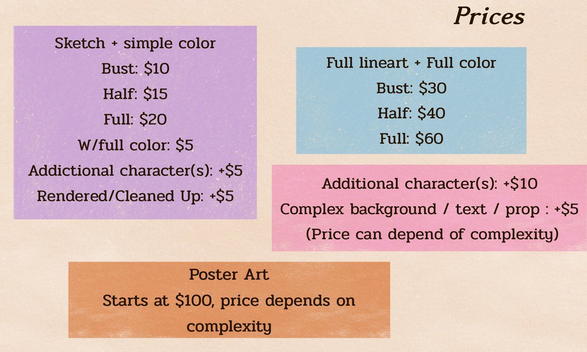 PompCoco's tweet photo. C0mm sheet + Portfolio Link below! (1/2) https://t.co/YyhG3y97y7