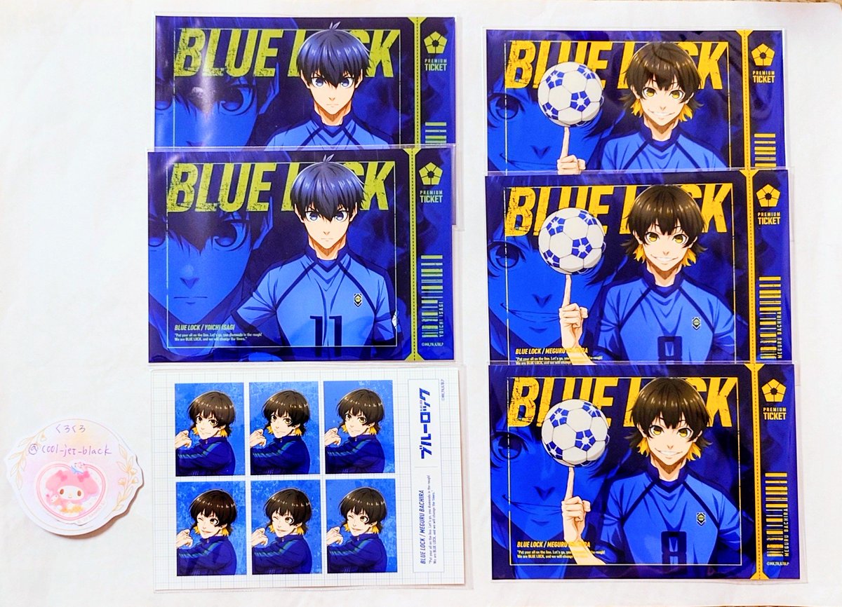 cool_jet_black's tweet photo. 《交換•譲渡》ブルーロック　ブルロ　ファミリーマート　ファミマ　ファミマプリント　①観戦チケット風ランダムブロマイド　②証明写真風ランダムブロマイド  L判

譲）潔①2点•蜂楽①3点②1点
求）凛（②＞①）or冴（①）or定価+送料

都内お手渡しor郵送 https://t.co/r7PbmX25SC