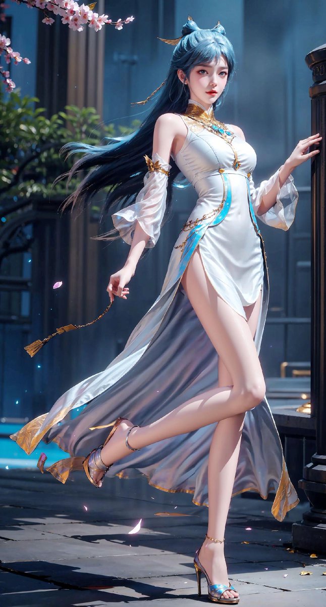 AIAH808's tweet photo. 绝世唐门 王冬儿
绝世国风女神，唇瓣柔软，眸光如水，美得像一幅流动的画卷。
#AI绘画 #国漫 #国漫女神 https://t.co/TJAvam03Ts