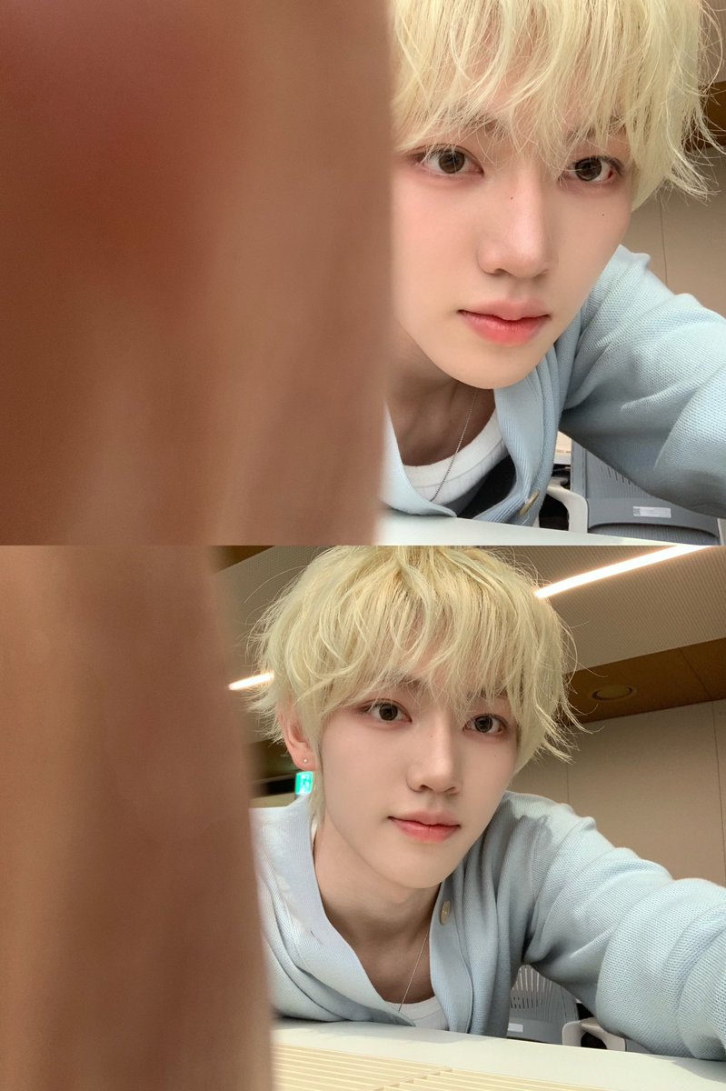 060l22's tweet photo. 저이 금발하고 이런 고트한 셀카들 올려줄때마다 마음이 너무 힘듬 .. 진짜 https://t.co/mMpT5e2vCR