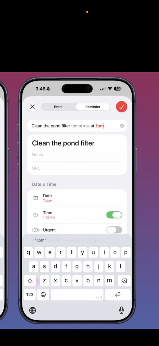 o1xhack's tweet photo. @MacRumors this feat not work, totally trash😂. And their image is even bug too. the image shows Put 'tomorrowk and AI only recognize as Today...... https://t.co/0Y9ggqHSU1