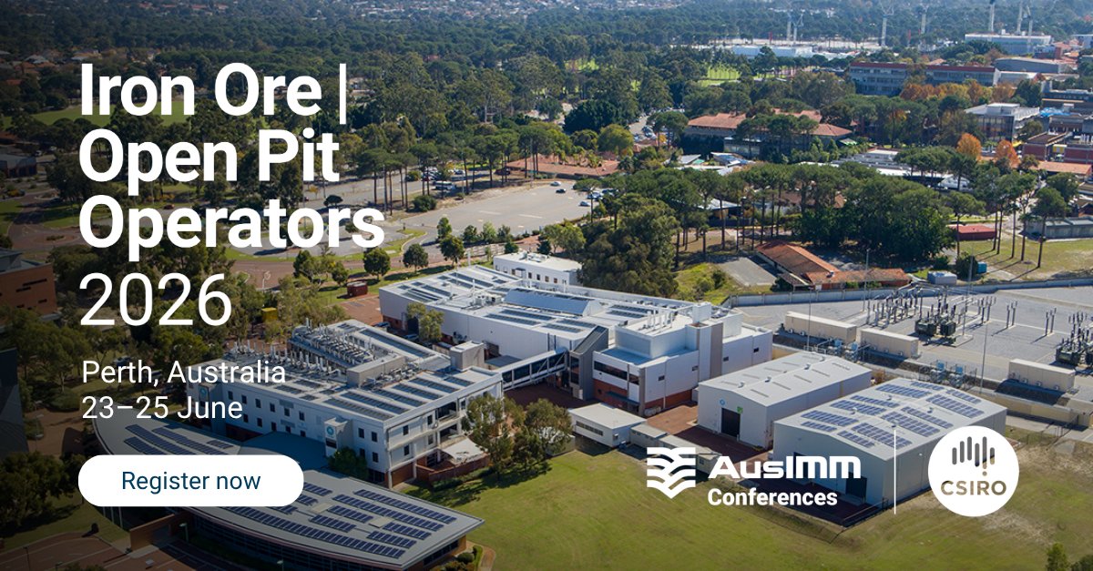 TheAusIMM's tweet photo. Explore the science and tech shaping modern iron ore operations on this 2-in-1 tour. Visit @CSIRO and the @RioTinto Operations Centre for practical insights into ore characterisation, mine-to-ship systems, and autonomous operations. Register now: https://t.co/5t8mOYl84V #IOOP2026 https://t.co/H3hWMtdSz6