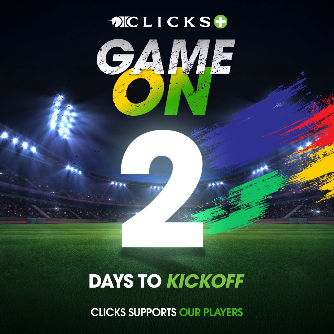 Clicks_SA's tweet photo. Two days left.
The jerseys are ready, the snacks are sorted and the excitement is through the roof.
#WorldCupLoading #2DaysToKickOff https://t.co/n6UcJhqbAQ