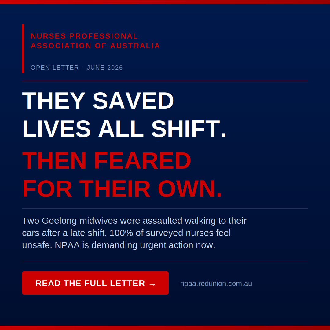NPAA_nurses's tweet photo. Read our open letter to health representatives on the crisis in Geelong 👇

https://t.co/NAoE3VOap0 https://t.co/KR69erDyFr