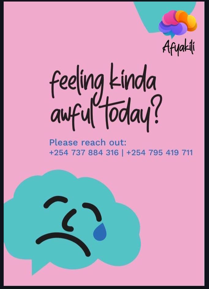afyakili's tweet photo. Feeling kinda awful today?😓

#afyakili🩷
#ToaEmotionalMask🫂
#FacesofAfyakili🪶 https://t.co/dsyyPwBxyJ