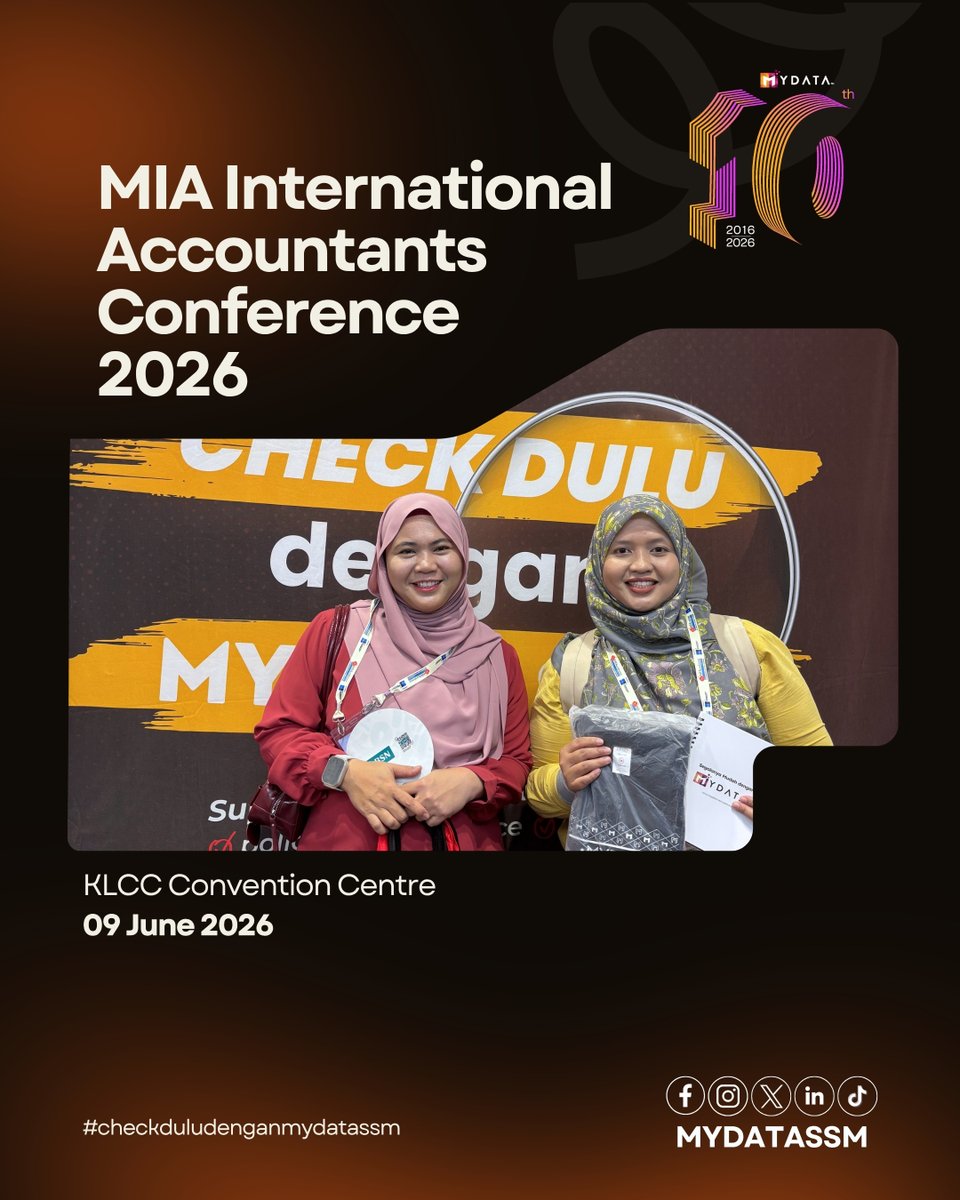 MYDATASSM's tweet photo. KLCC is buzzing, and so are we. Join us at the MIA Conference to discover how verified corporate information can make day-to-day workflows more efficient, particularly in compliance, financing, and corporate governance. https://t.co/TLQqou4yNd