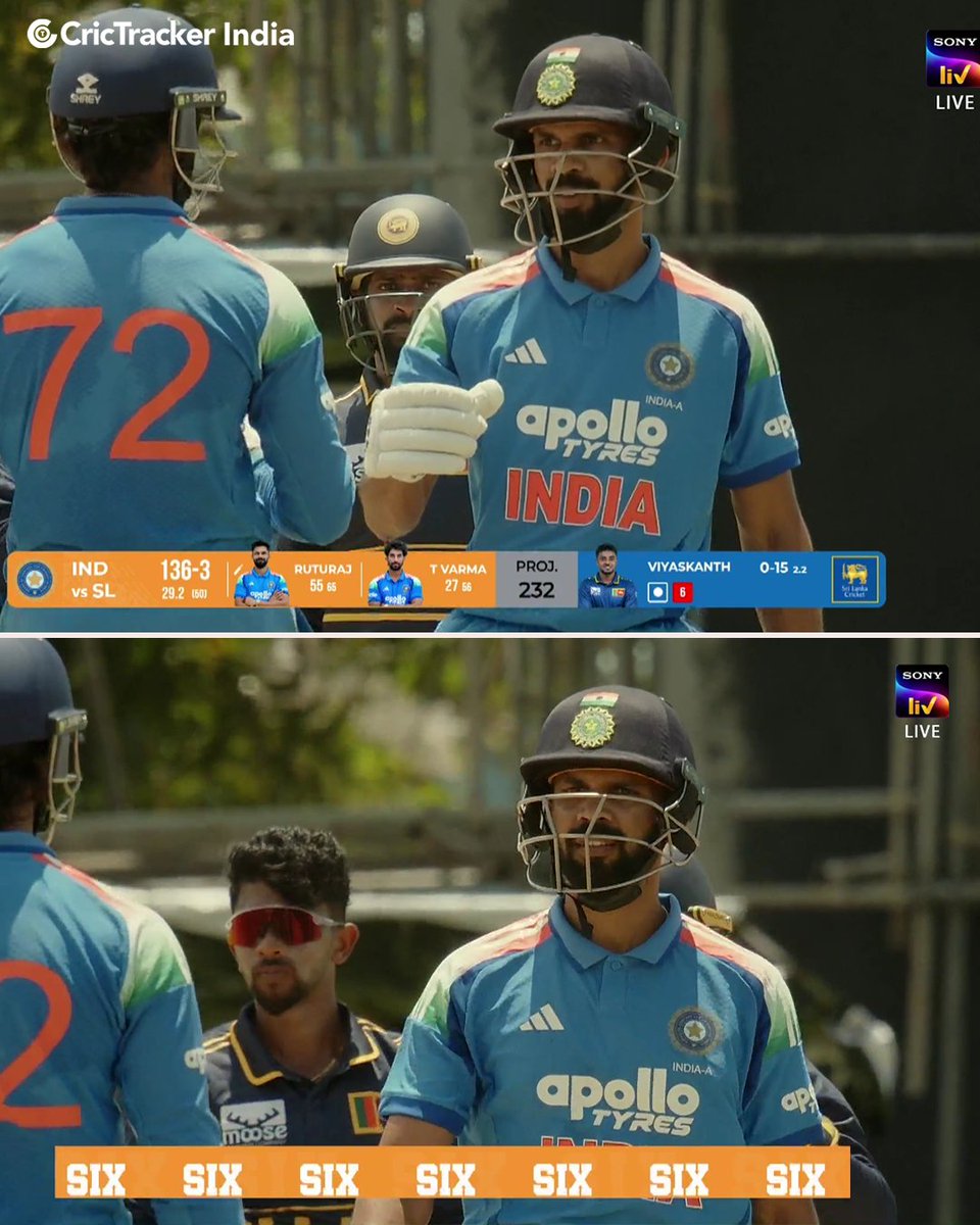 Cricketracker's tweet photo. Experience rises to the occasion. ✨

Ruturaj Gaikwad's composed half-century helps India A recover against Sri Lanka A in his landmark 100th First-Class game.

📸: Sony Liv I  #RuturajGaikwad I #IndiaA https://t.co/tnYG7fG2f3