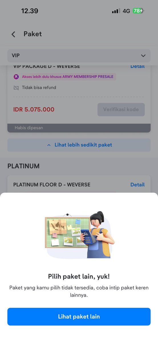 imwfaaaz's tweet photo. @lunatic_gummy liat ini kaa masuk menit 20 ada tix menit 35 gabisaaa https://t.co/k2IyiMOfun