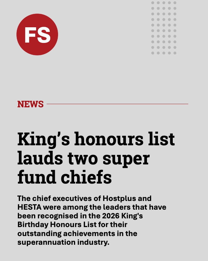 FinStd's tweet photo. The chief executives of Hostplus and Hesta were among the leaders that have been recognised in the 2026 King's Birthday Honours List for their outstanding achievements in the superannuation industry.

Read the full story here: https://t.co/KYcXXxQImJ https://t.co/Xp6PtMizie