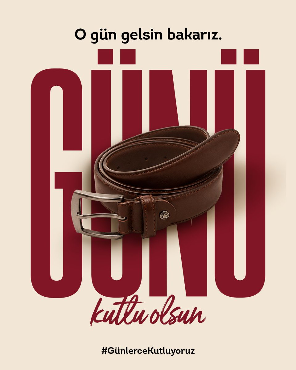 AltnyldzClsscs's tweet photo. O gün bugün. 
Altınyıldız Classics'in klasik deri kemerleri babanın tarzına yakışır. https://t.co/P6ECbhldJp