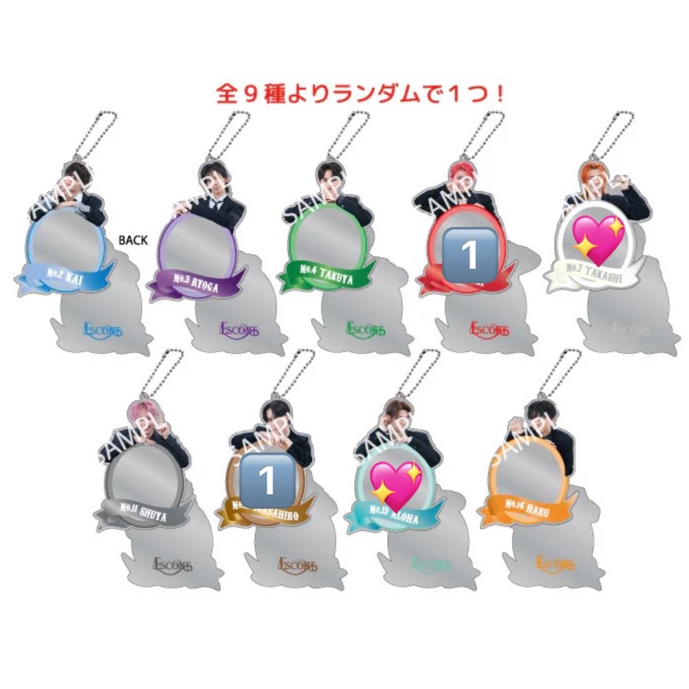 tttrhhhk's tweet photo. 超特急 グッズ交換探しております
ESCORT クリッカー ブリスター ミラー

【譲】1️⃣
マサヒロ、ユーキ

【求】💖
タカシ、アロハ

リプまたはDMお待ちしております。
☆ESCORT6/10.11交換可能な方優先 https://t.co/v8hiYdMCCb