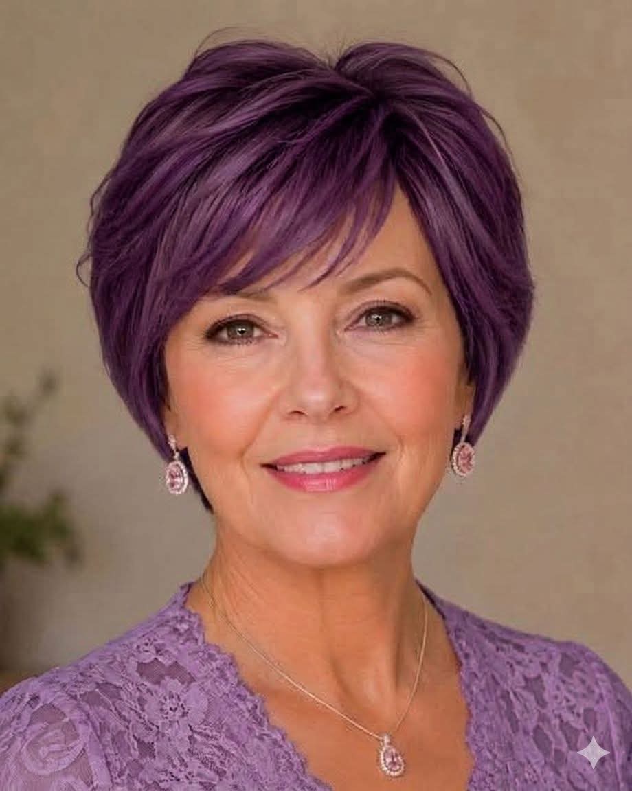 sam_zoya5401's tweet photo. Hello, I would like your opinion on my aunt’s haircut and hair color. She is 52years old. Thank you.. https://t.co/1mPYYfWUEG