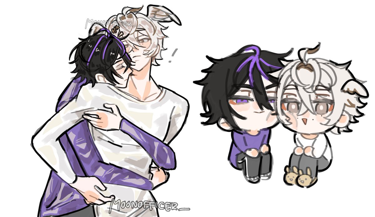 moonoff2cer's tweet photo. Your honor they cannot be separated (Reupload) #fluxarata https://t.co/hkvEuP5JO5