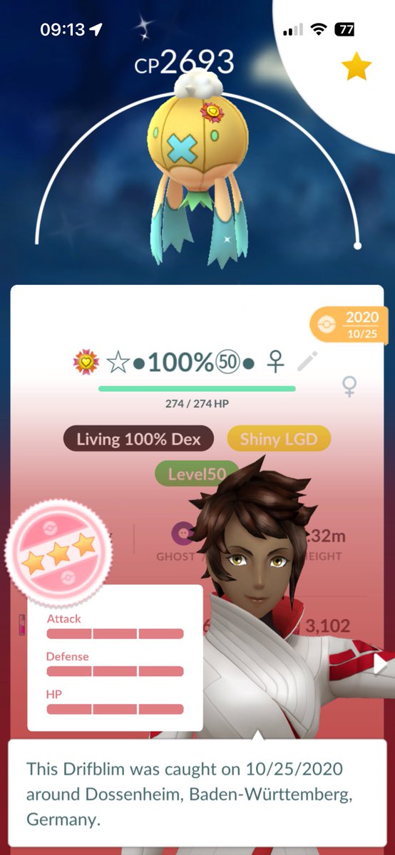 DCaot1610's tweet photo. Crossed the 100k researchs #cleannumber π€£3 shundos so far but drifloon was before it shows up in the tag https://t.co/ODRmNbywiT