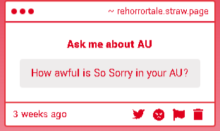 klunets's tweet photo. We don't talk about so sorry!!! Because that would be a major spoiler

#ask_re_horrortale https://t.co/SrvcSXpo8P