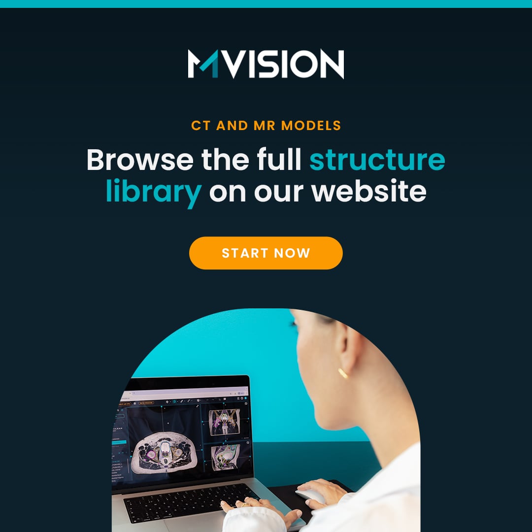 mvisionai's tweet photo. MVision Contour+ยฎ supports 300+ CT & MR structures across the whole body โ built on ESTRO, RTOG, EPTN, GHG & CORSAIR guidelines. Now you can search the full library, filter by site, and explore every structure. ๐
๐ https://t.co/dVK343jvmi
#RadiationOncology #AutoContouring https://t.co/KLjH9jRdXh