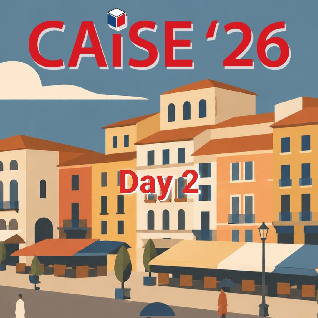 CAiSEConf's tweet photo. Day 2

BPMDS &amp; EMMSAD working conferences continue, plus three workshops with keynotes from Marco Calamo, Flavia Monti, Massimo Mecella &amp; Erik Proper.

👉 https://t.co/W6dMwGoEX1

Join us at the Special Session &amp; Social Event tonight!

#CAiSE2026 #InformationSystems #Verona https://t.co/6xFwIh4KLw