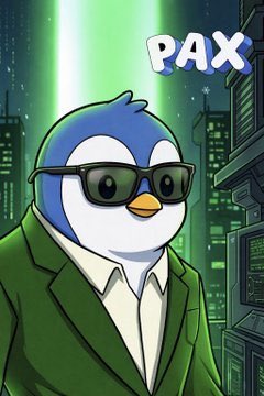 AppleboF's tweet photo. @Ninjaa $PAX, the official Pudgy Penguins mascot, represents optimism, community, and the unstoppable rise of $PENGU. 🚀🐧 https://t.co/F1ZpKSmmp2