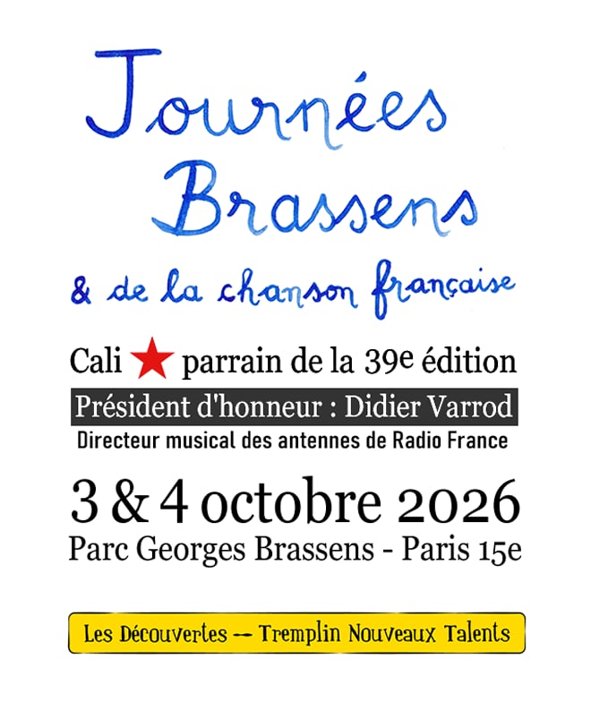 Ace15Asso's tweet photo. #JournéesBrassens 🎶 #Paris15
Alerte aux nouveaux talents ! Notre tremplin "Les Découvertes" est de retour. Gagnez la 1ère partie d'un artiste célèbre au Théâtre de la Mer de #Sète ! Une opportunité unique de booster son projet musical 🚀 
Candidatez ! 👉 https://t.co/ypyTesz545 https://t.co/PDlYMAZQGv