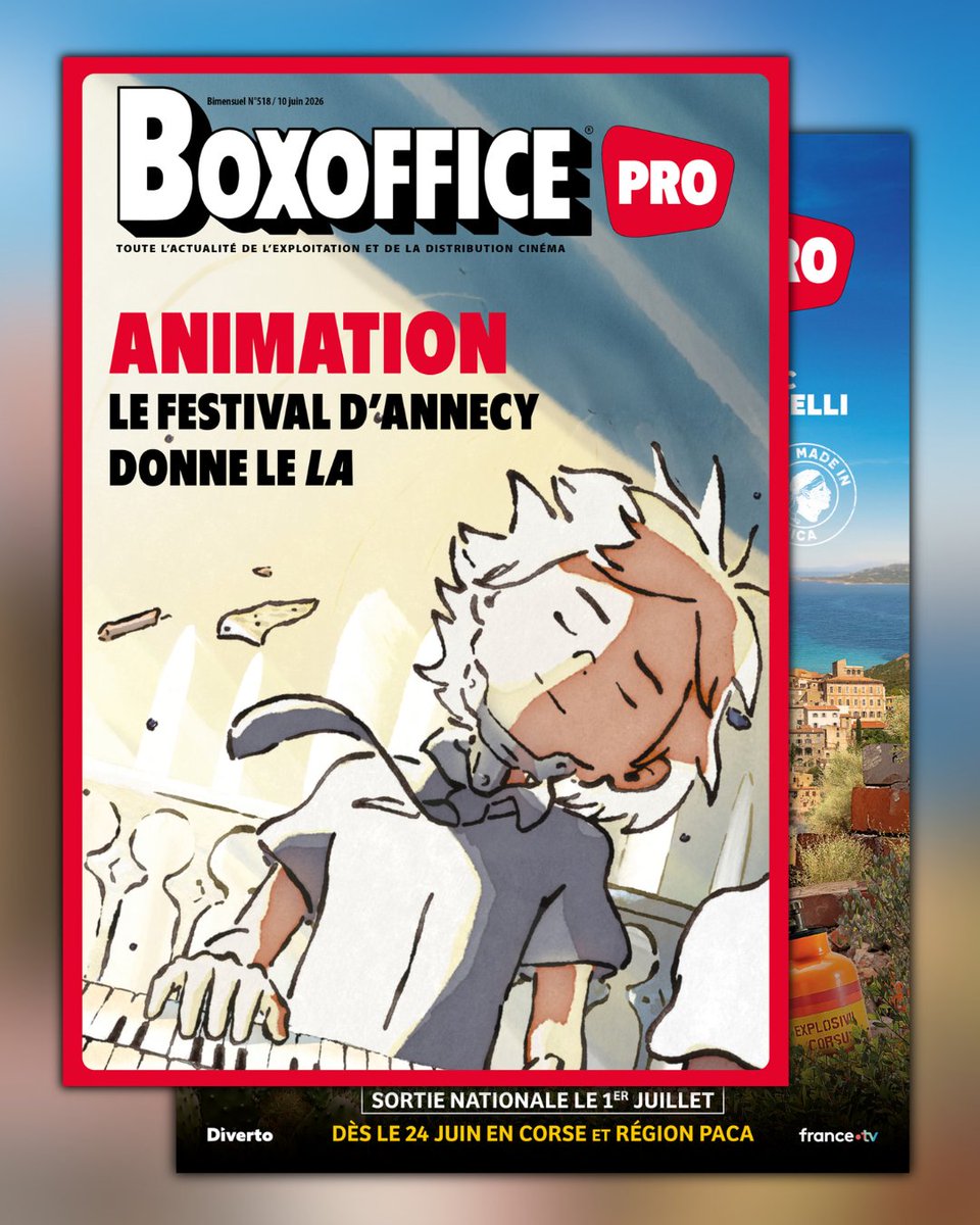 Boxoffice_FR's tweet photo. 📰 Le numéro 518 de Boxoffice Pro est disponible en version digitale !

Au sommaire, le Festival d’Annecy, un entretien avec Anna Marsh (@annamarshSC)...

Une : Permis de détruire chez Pan Distribution

👉  https://t.co/NoHVAc2XLf https://t.co/UrJwDO7k6f