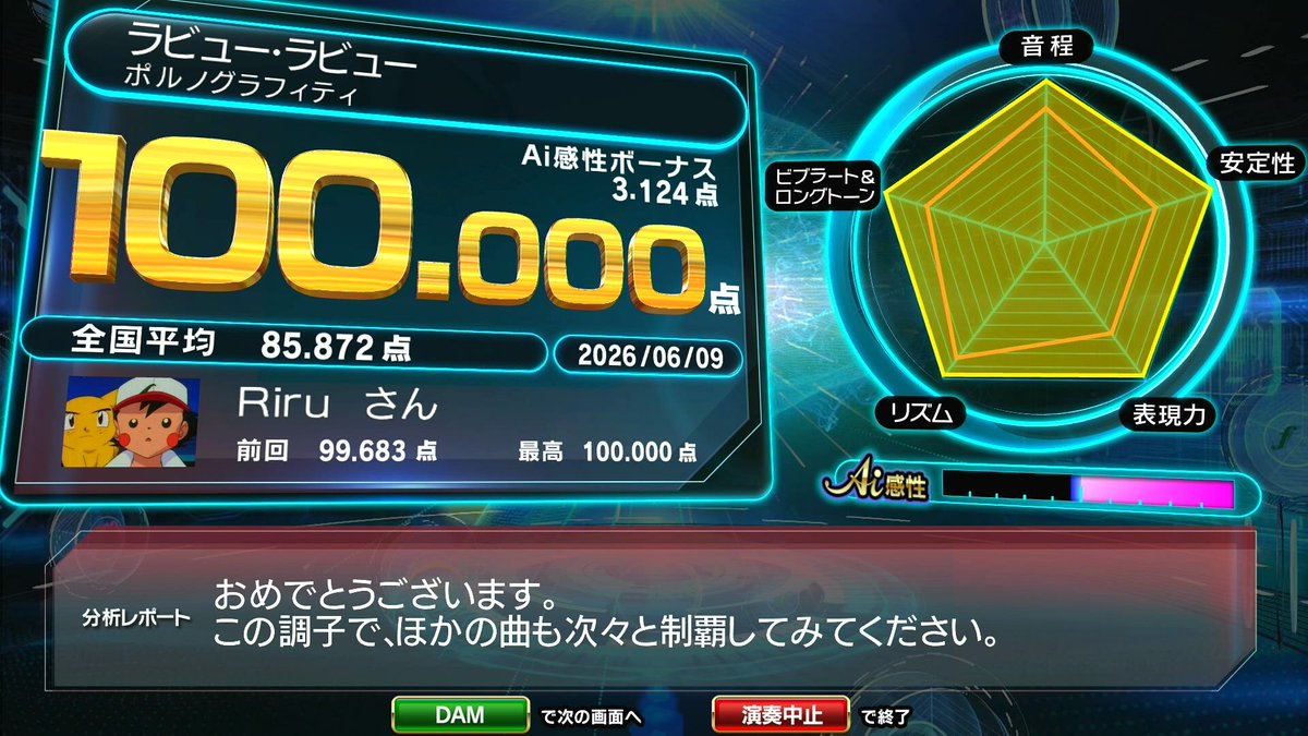 Rirutas's tweet photo. 精密採点Ai カンスト1650曲達成しました！！ https://t.co/DlgSJUOy03