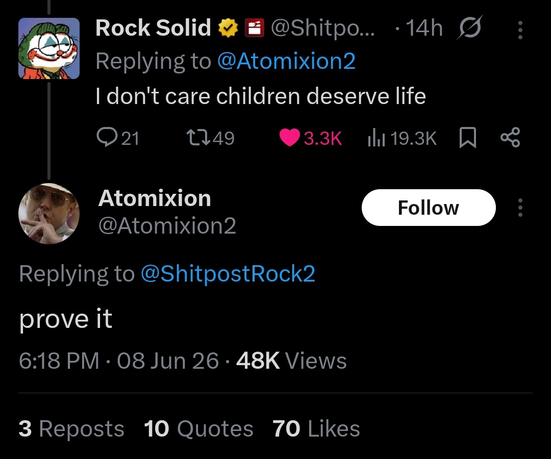 HMBohemond's tweet photo. "Children deserve life."

"SOURCE!!!?!!?!!!?" https://t.co/LjOSvx4A0s