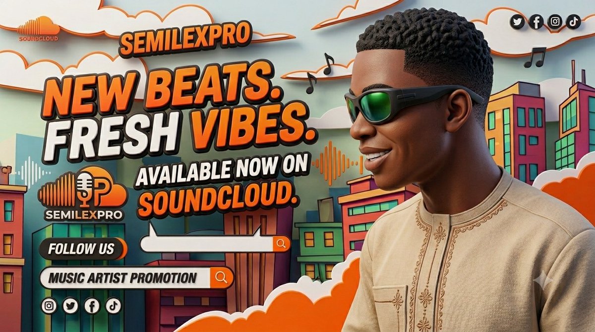patrickeburt97's tweet photo. New beats. Fresh energy. π§ Drop what you're doing and go stream SEMILEXPRO on SoundCloud right now! Link in bio. πβ¨
#Semilexpro #SoundCloudMusic #NewBeats https://t.co/stn9UVabNl