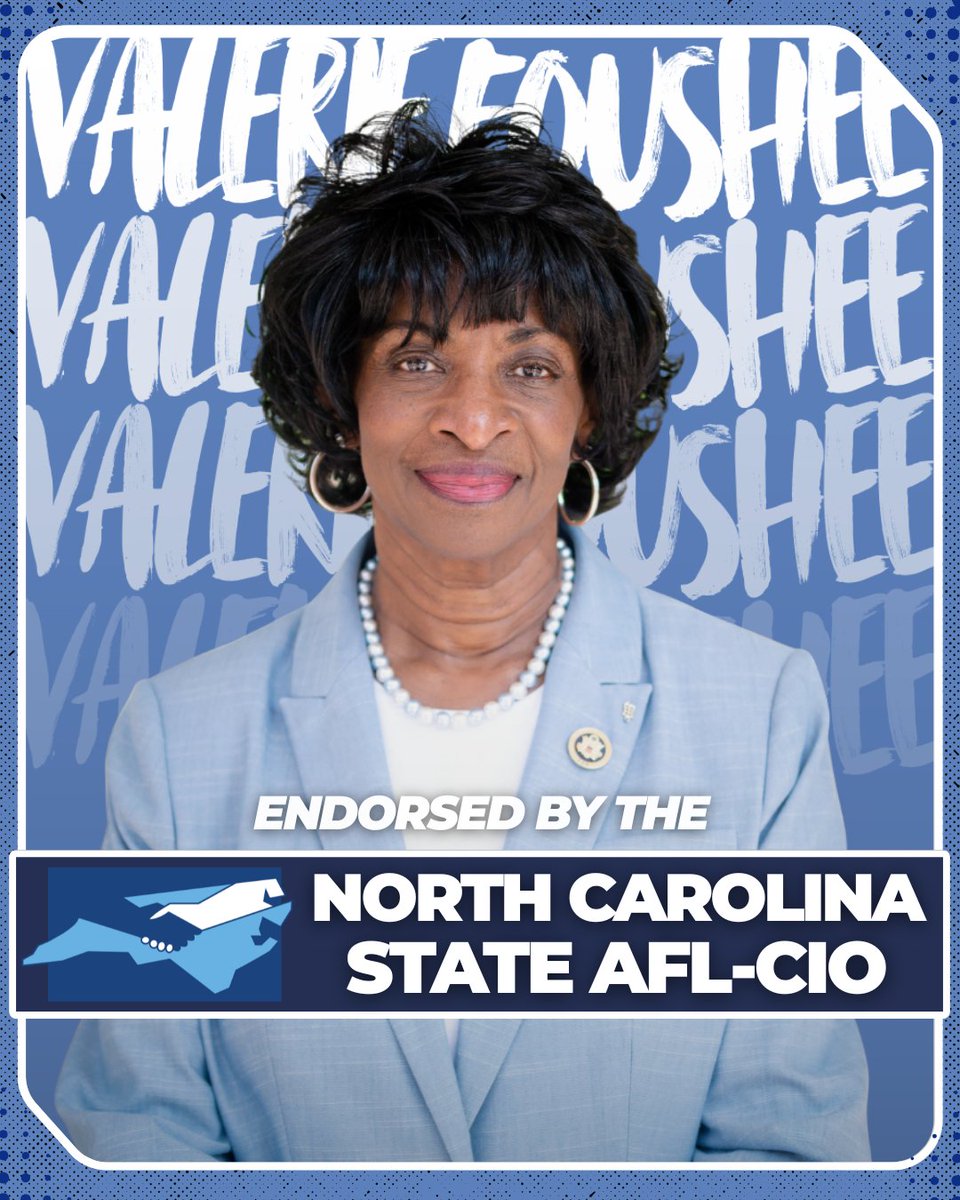 FousheeforNC's tweet photo. I am proud to have the endorsement of @NCStateAFLCIO! Embracing the labor movement and delivering for workers is how we are going to take back power from the oligarchs who exploit our communities.

NC AFL-CIO is leading that fight in our state, and I’ll continue that fight in DC. https://t.co/tQJblEkM4Q
