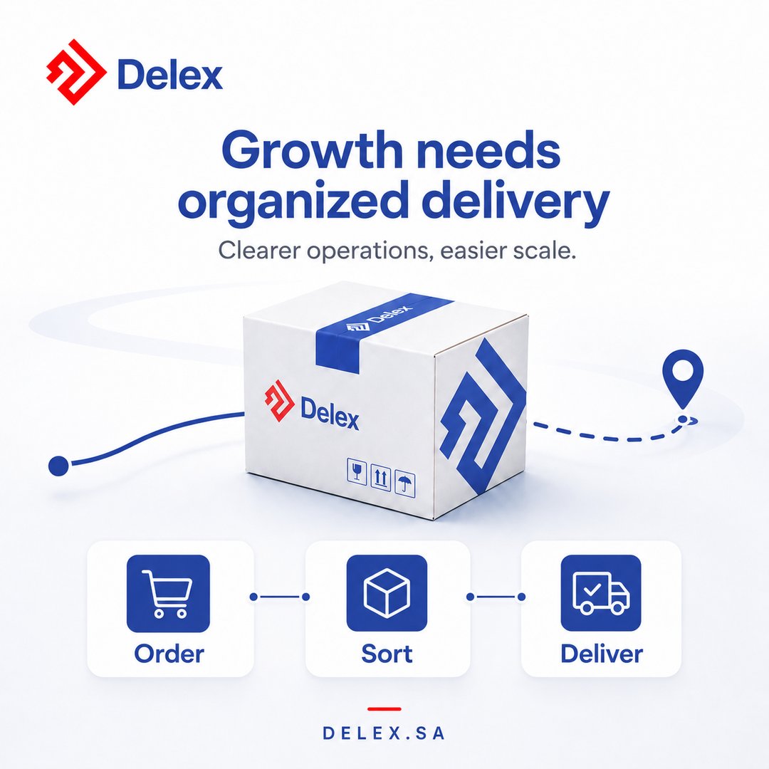 Delex_sa's tweet photo. Growth should not create delivery chaos. Delex helps merchants organize pickup, delivery, tracking, and COD through one clear operating flow from the first order to the customer’s door. https://t.co/ftCjZ0t1Lu https://t.co/upMusGZZaa