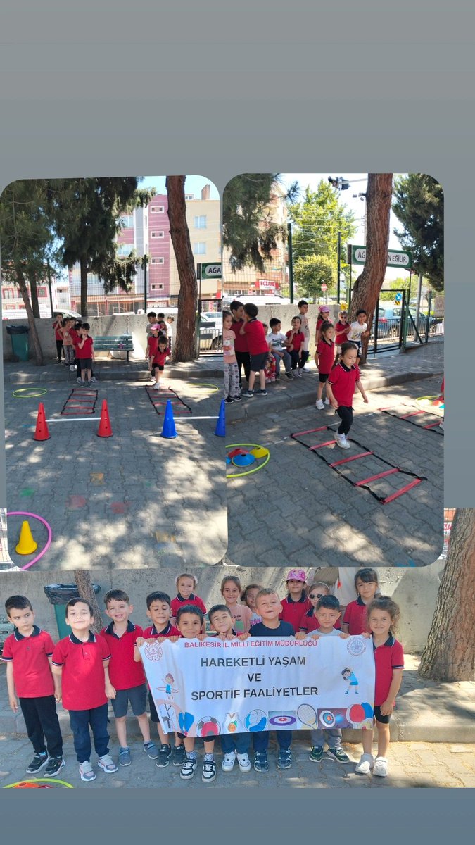 Balikesir_HYVSF's tweet photo. Hareketli Yaşam ve Sportif Faaliyetler kapsamında, Fevzi Çakmak İlkokulu anasınıfı öğrencileriyle, spor dolu bir gün geçirdik 🥰 @tcmeb @Yusuf__Tekin @meb_dhgm @omurfatih @mebisgb @ozkan_meb @GlcanKILIN3 @balikesirmem  @altieylul_mem @balikesirisgb https://t.co/6KPsIpUCLs
