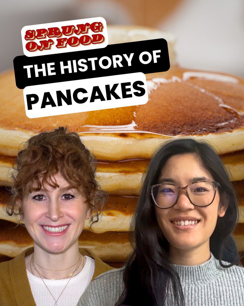 iamsprung's tweet photo. In this episode of #SprungOnFood, Erika Kwee aka The Pancake Princess, joins to discuss the history of pancakes. 

Watch on YouTube https://t.co/Yi7iD39Pft and Spotify, or listen wherever you listen to podcasts https://t.co/FPZVGQez0w! https://t.co/KbSCiKgh6T