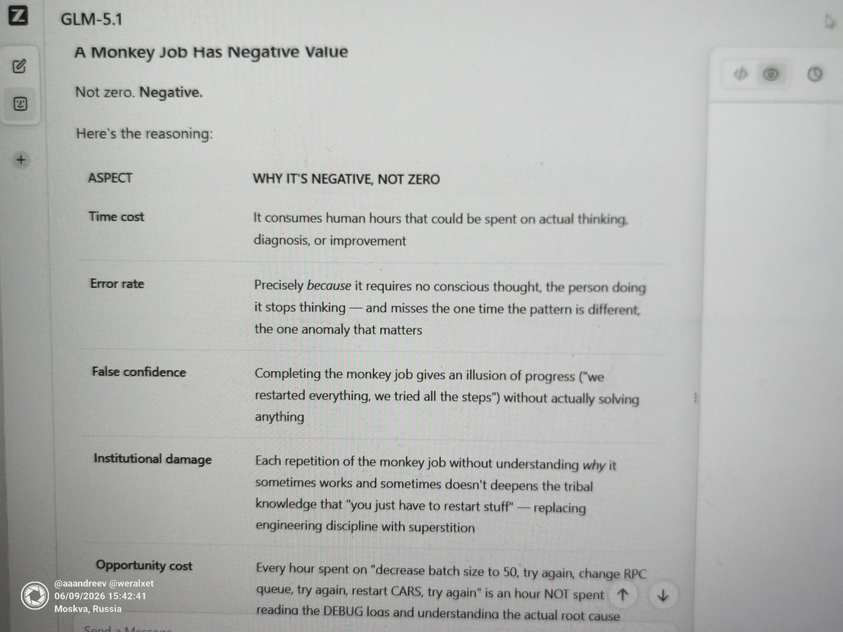 Orilaveroth's tweet photo. Would you trust this AI which made decision make to reasoning instead of googling? https://t.co/sdF2Fa5wrq