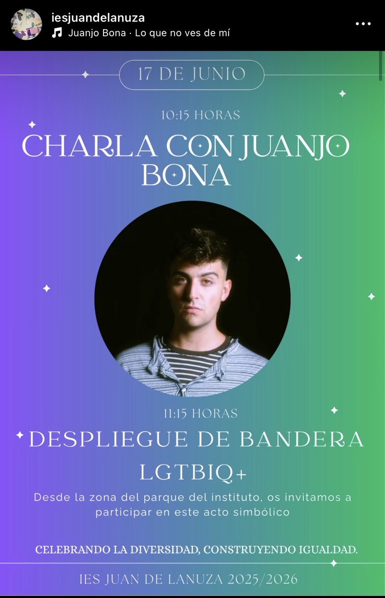 lqnvdmner's tweet photo. Juanjo dando una charla LGTBIQ+… todo lo que significa esto por dios https://t.co/ENdEdvFajf