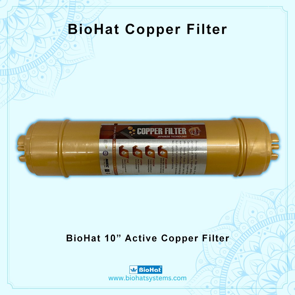 biohatsystems's tweet photo. 🚰 Copper Filter ( 11 Inch ) 💙

🔸 Copper-enriched purified water
🔸 Helps to maintain pH levels
🔸 Antioxidant &amp; antibacterial filtration media
🔸 Enhances taste

👉 https://t.co/ZYM1OgcIZH
📞 +91 7350347467

#CopperFilter #AlkalineFilter #PureWater #ROFilter #BioHatSystems https://t.co/sDk0VFsHEJ