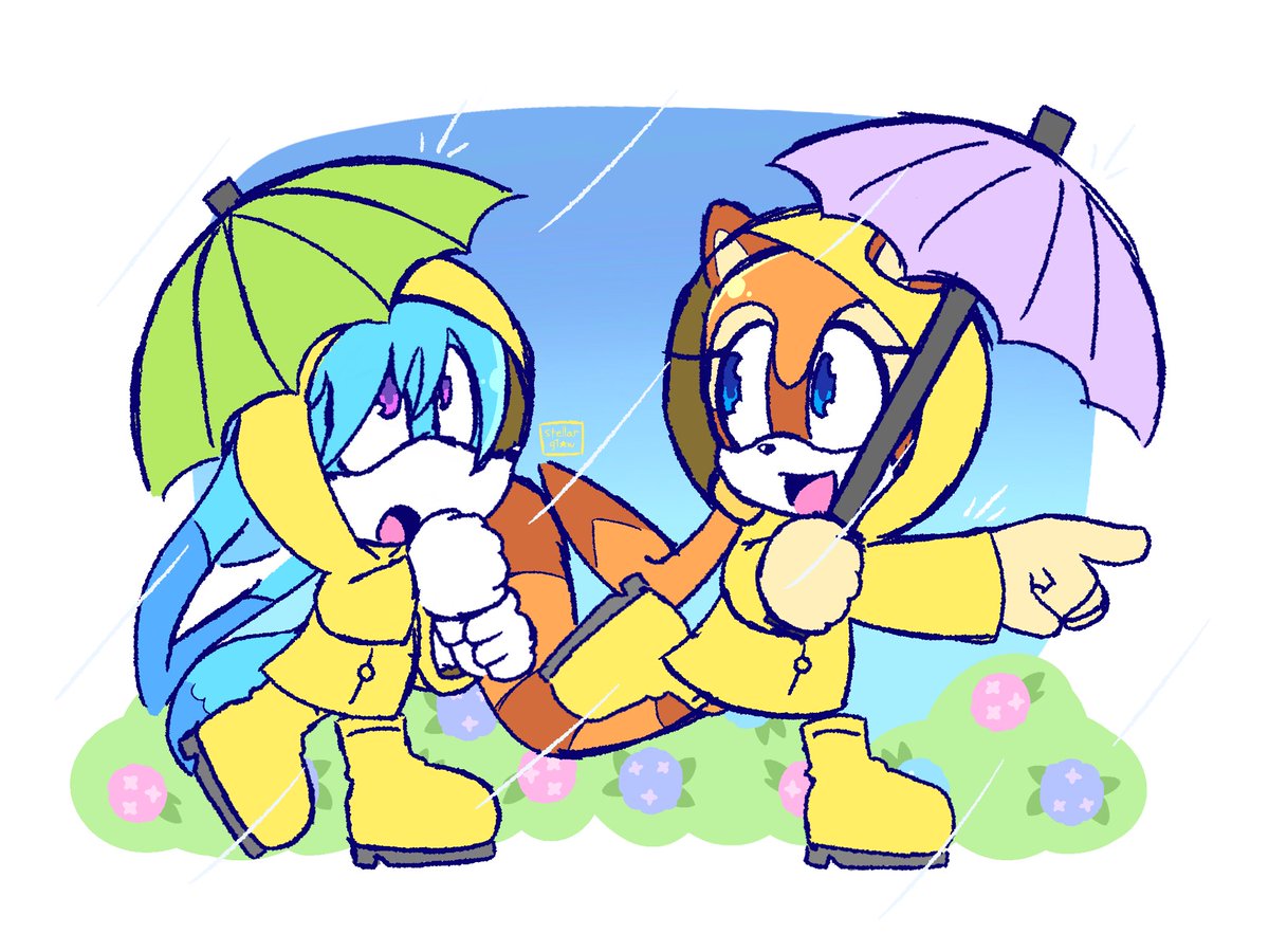 stellarg1ow_'s tweet photo. it’s summertime!!!!
#sonicthehedgehog #kitsunamithefennec #kitthefennec #marinetheraccoon https://t.co/IhWwfI2WPj