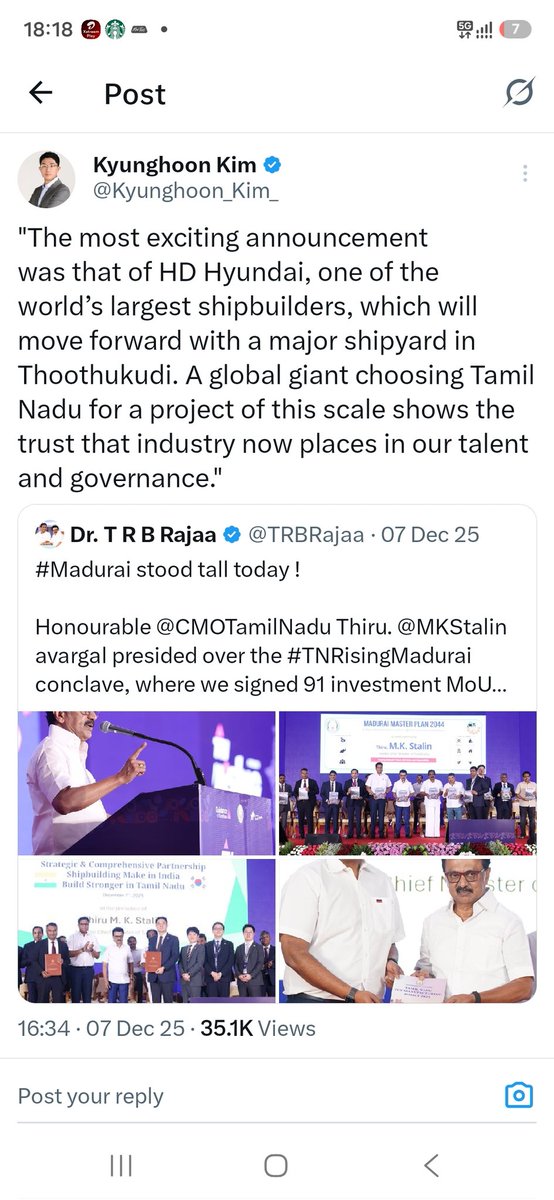 antonyrajeshj's tweet photo. @S_A_T_H_I_S_H_S 

ஊரான் வீட்டு நெய்யில ஸ்வீட் செய்யாதீங்கனு ஒருத்தன் சொன்னது உங்களுக்குத்தான் போல. 
 https://t.co/zeDTaot5SW https://t.co/JhQwUZ159G