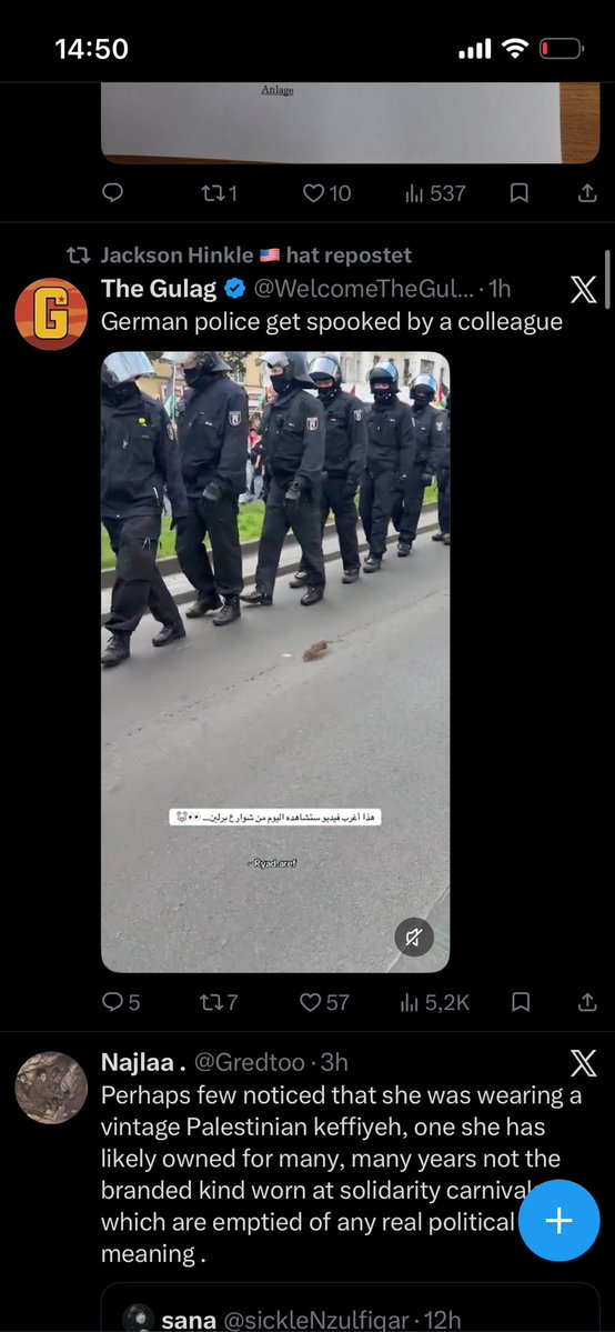 zeichen_leer's tweet photo. jackson hinkle mit polizei kritik? https://t.co/0ruxTbNoGi