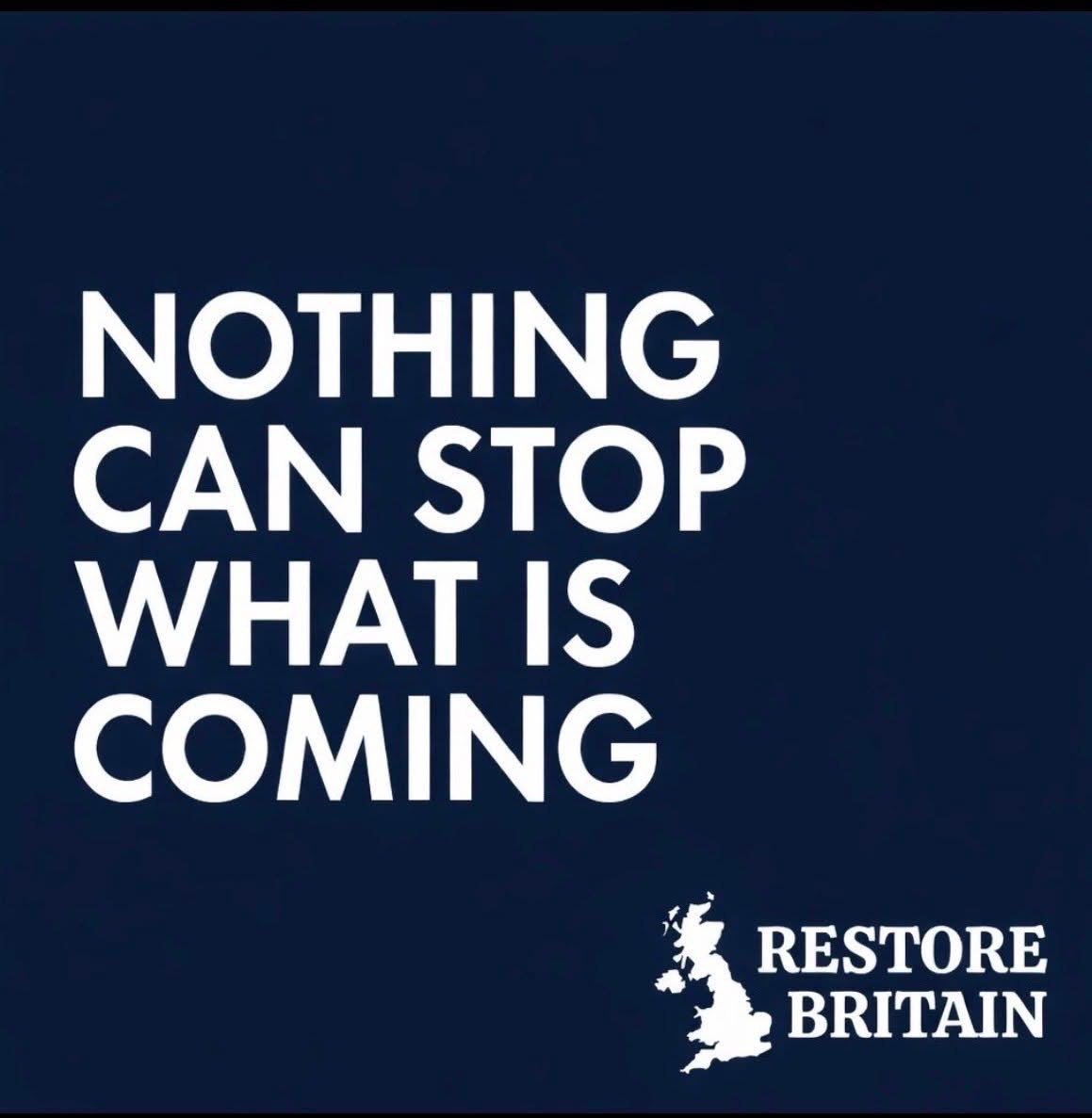 RestoreBolton's tweet photo. @Jenny_1884 You're wrong. The right will gain power by one party that remains steadfast, one true direction, unwavering. We will not kowtow to any establishment or change direction to be popular.
Now more than any time in my lifetime, restoration is needed, not to conserve, nor reform. https://t.co/9GTZk5tH6W