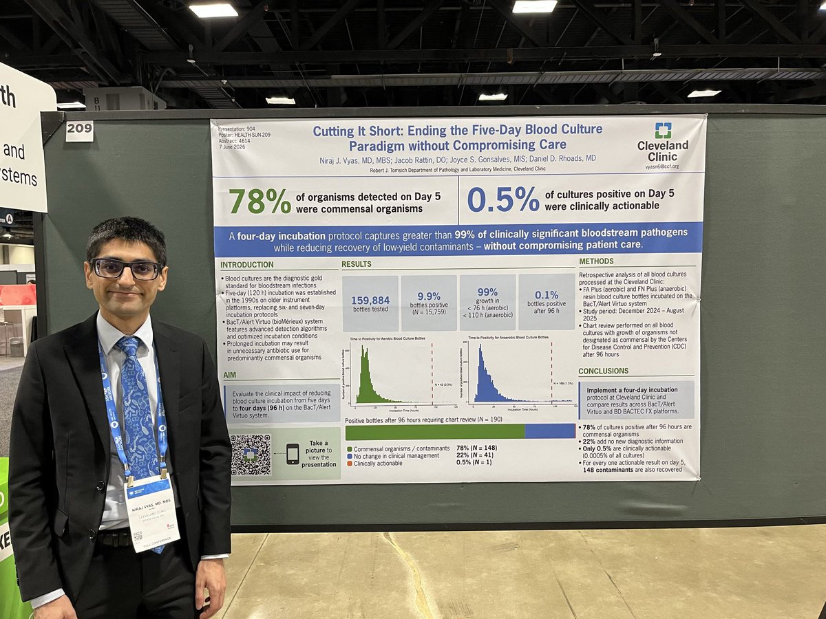 CCFPathRes's tweet photo. Proud of our residents, Niraj Vyas and Jacob Rattin, for presenting their research at ASM Microbe. 👏🦠🔬 https://t.co/3DfECzCoSt