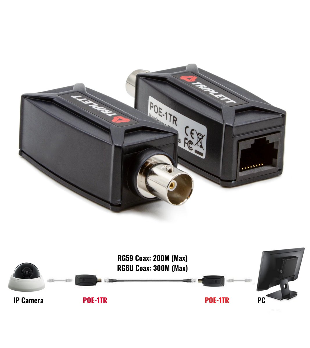 test_tools's tweet photo. Triplett Passive HDMI Extender over CAT5-6 supports high resolution 1080P at 40M and long distance up to 230 feet at 1280x720. Cost saving alternative to expensive long HDMI Cables. Learn more: https://t.co/bSRupmO9LO https://t.co/8JAfKWeW61