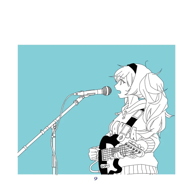 #ロックの日 2020年に描いたテレキャスベイちゃん